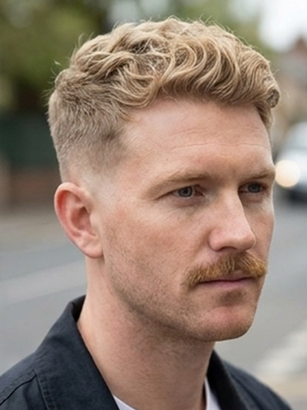 Crew cut con skin fade netto