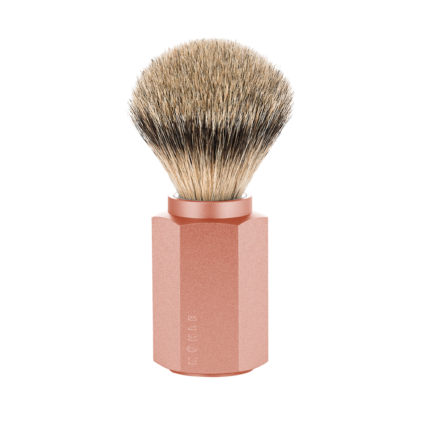 Pennello da barba Hexagon Silvertip Tasso Sunrise