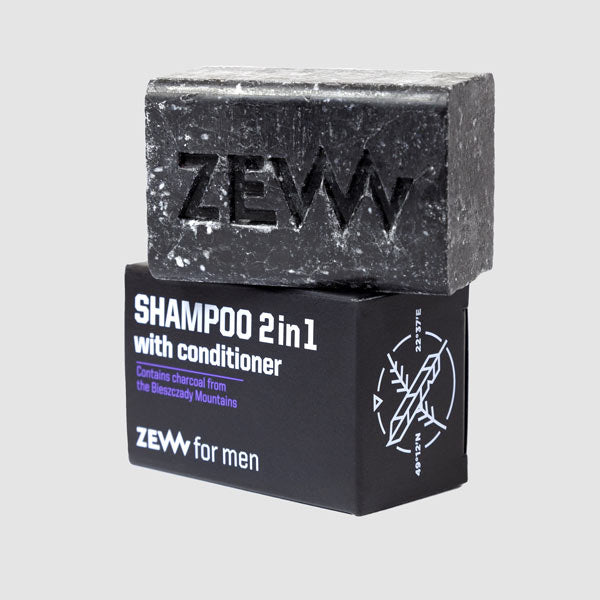 Shampoo Bar 2 in 1 al Carbone