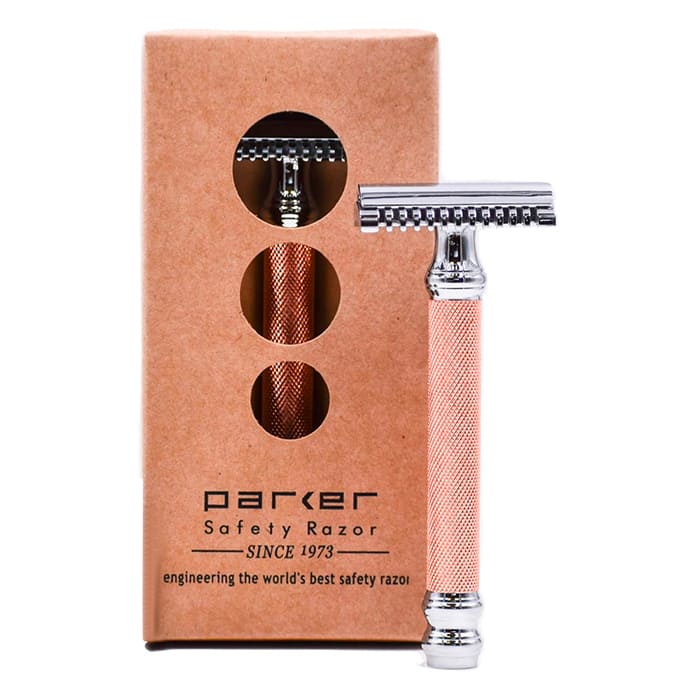 Parker Rasoio di sicurezza 63C oro rosa Open Comb