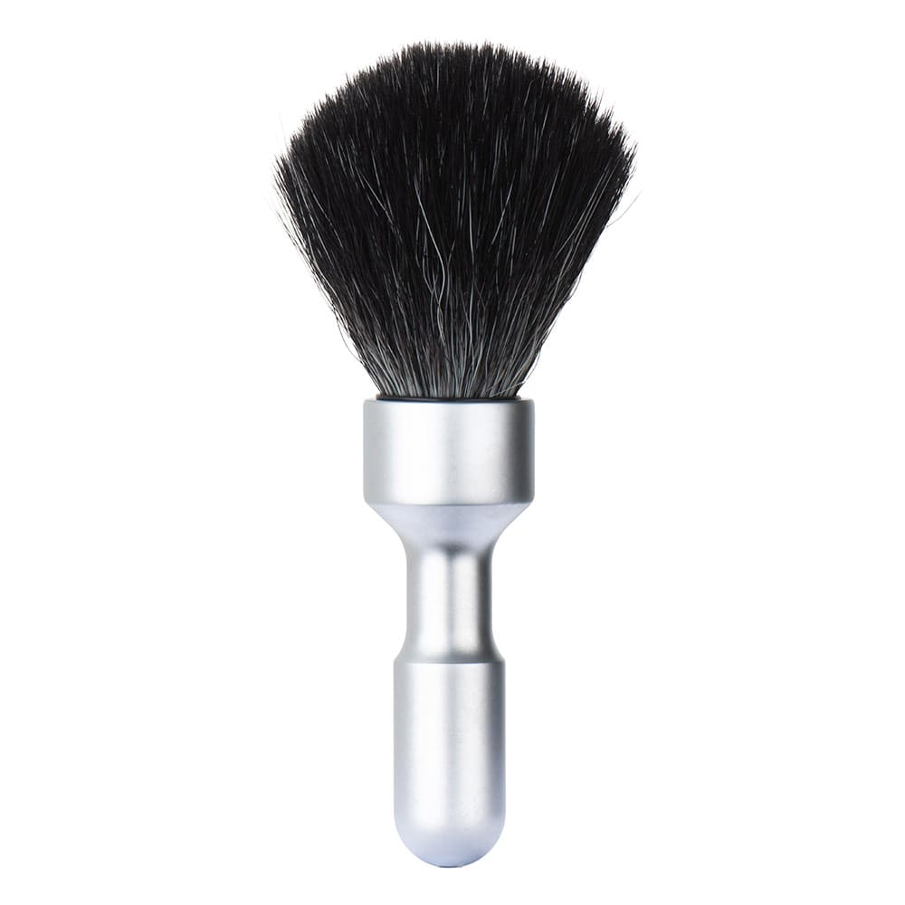 Merkur Pennello da barba Black Futur – Matte Chrome