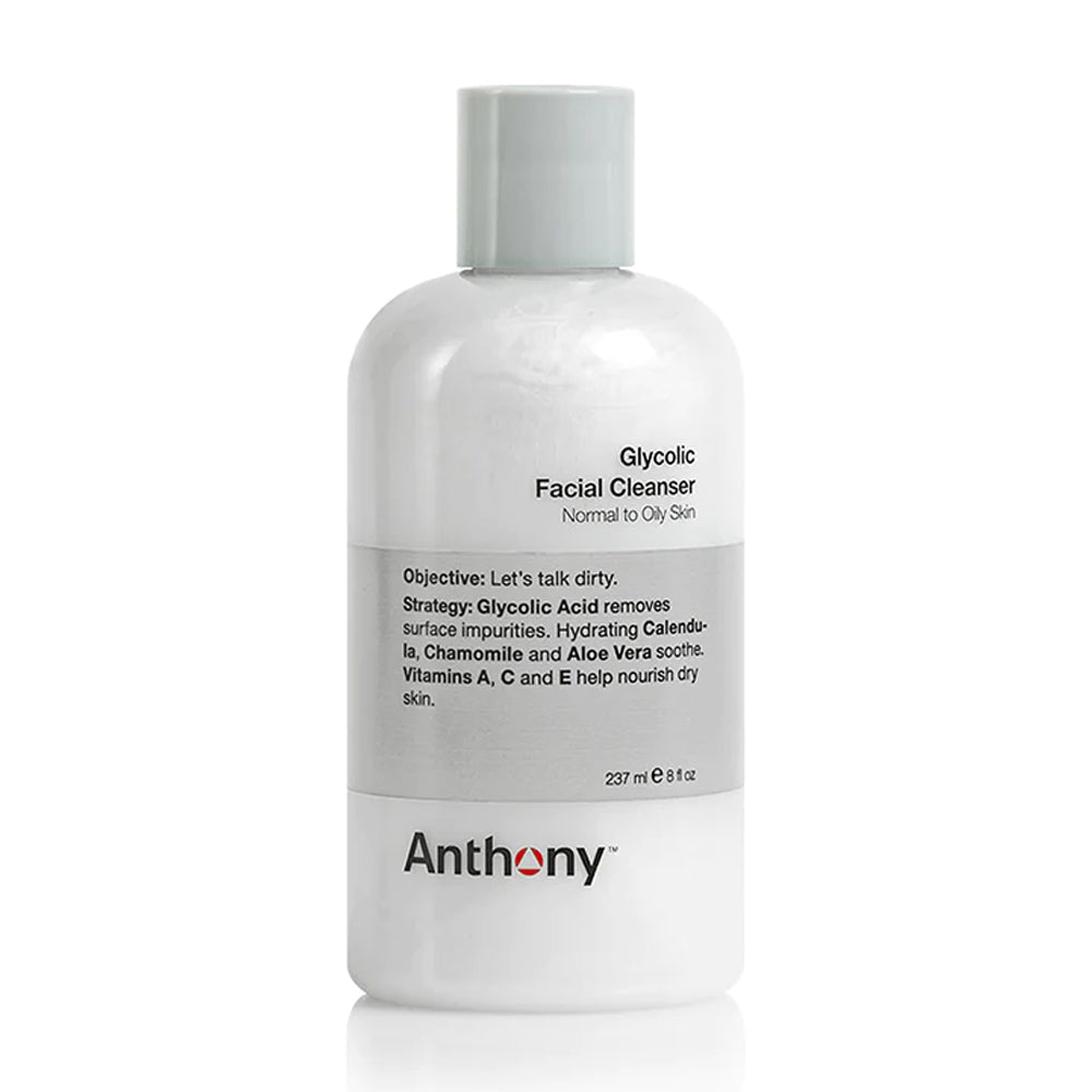 Anthony Gel detergente al glicolicoDetergente viso al glicolico