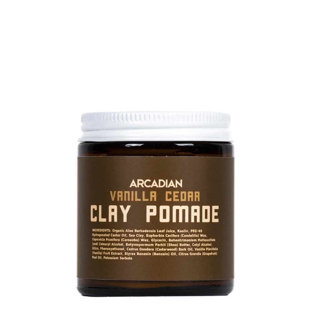 Arcadian Pomata Clay Vaniglia & Cedro