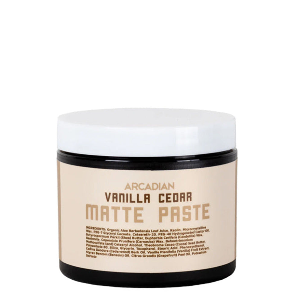 Arcadian Vanilla Cedar Matte Paste