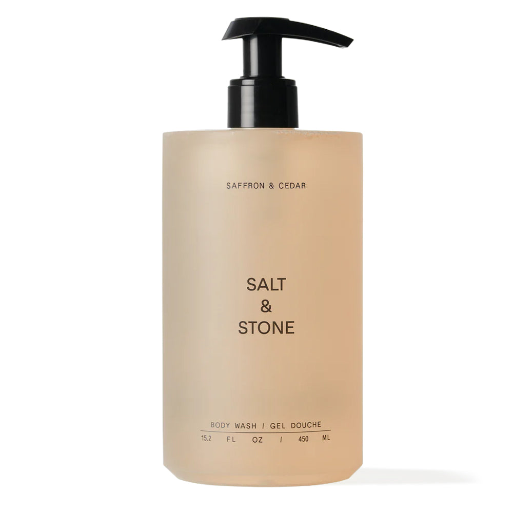 Salt & Stone Bagnoschiuma – Zafferano & Cedro