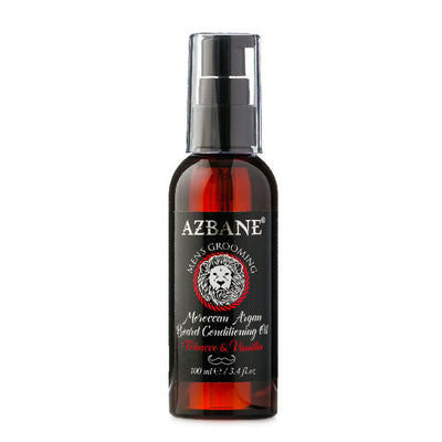 Immagine di Olio da barba nutriente all'Argan del Marocco – Tabacco & Vaniglia