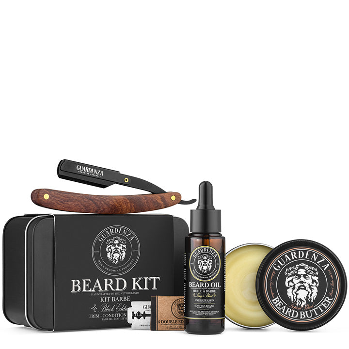 Guardenza Set cura barba – Black Edition