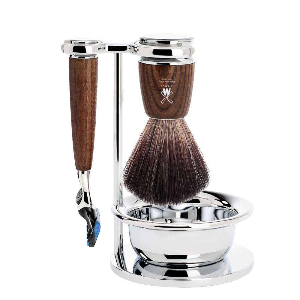 Set da rasatura Rytmo 4 pezzi - Legno di frassino