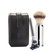 Set da barba nero