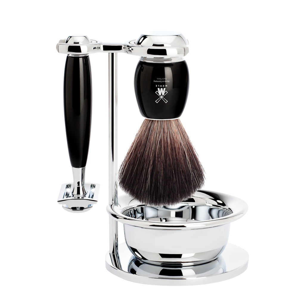 Set da barba Vivo 4 pezzi - Nero