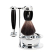 Set da barba Vivo 4 pezzi - Nero