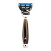 Set da barba Vivo 4 pezzi - Corno Marrone