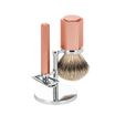 Set da barba Hexagon Sunrise con pennello da barba in tasso Silvertip