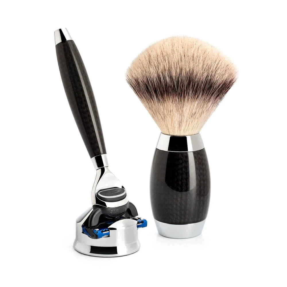 Set da barba Carbon - Fusion & Fibre®