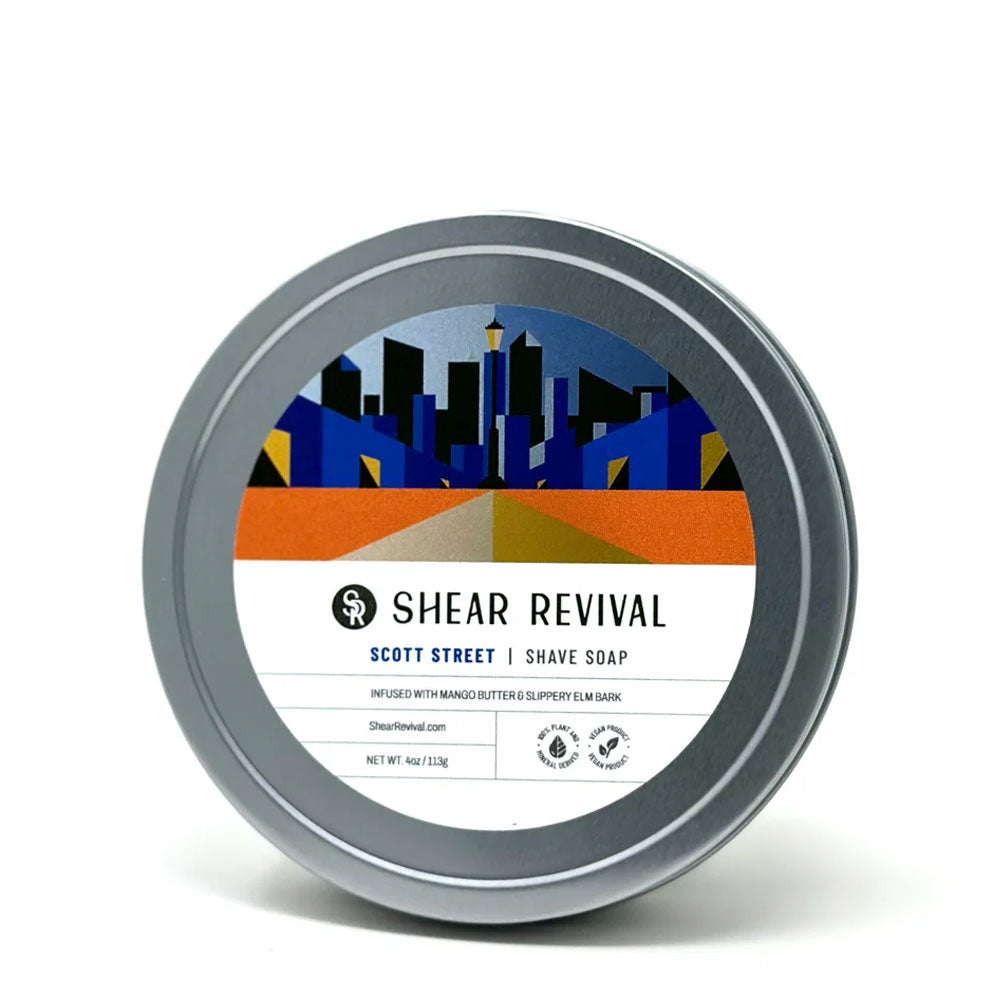 Shear Revival Sapone da barba Scott Street – Bay & Lime