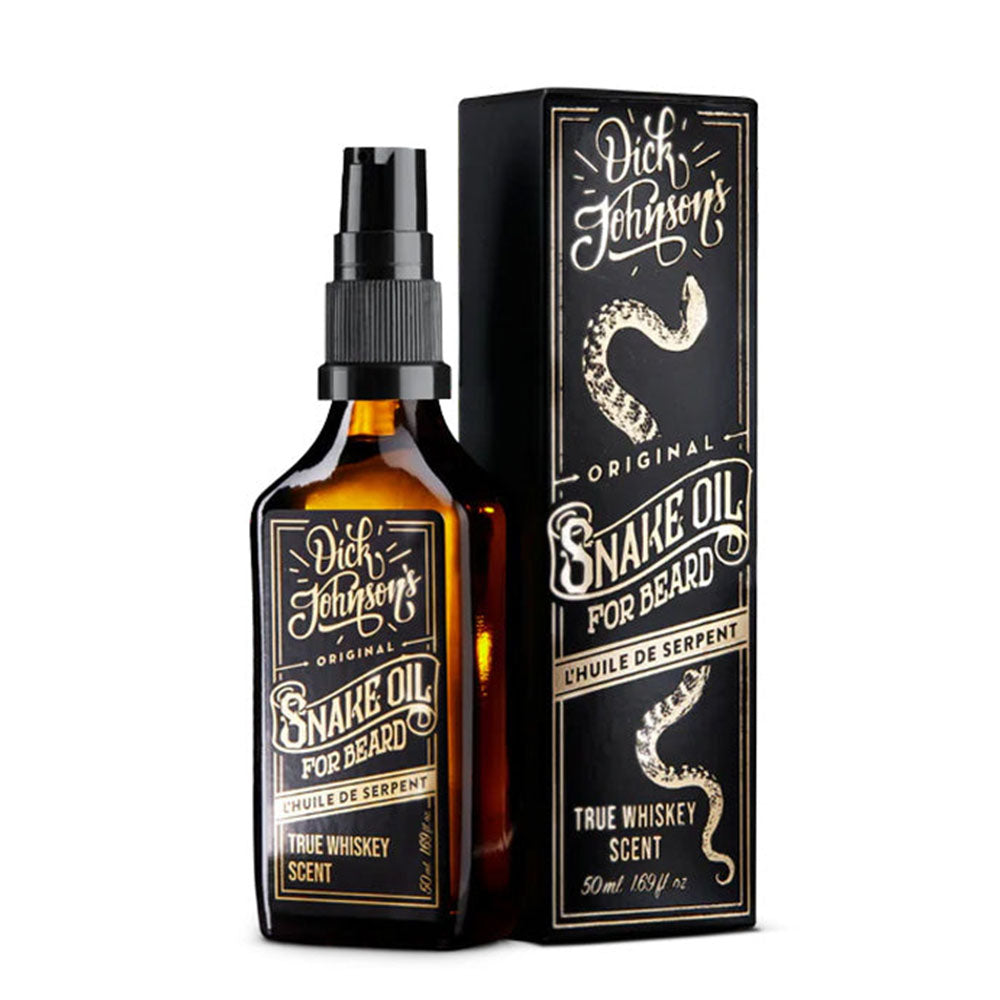 Dick Johnson Olio da barba Snake Oil – True Whiskey