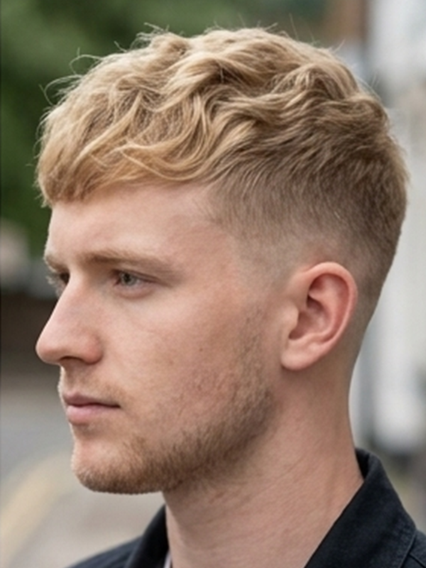 French crop con low fade ai lati