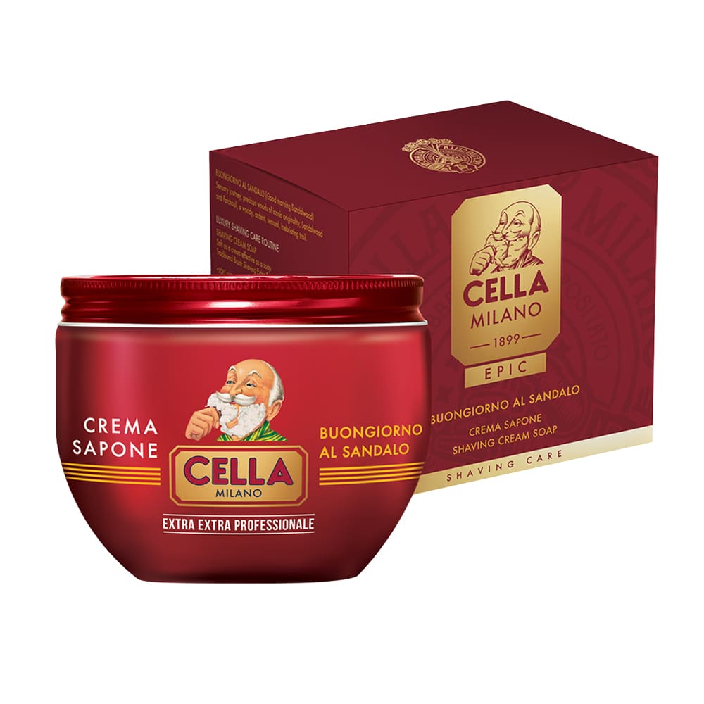 Cella Milano Epic Sapone da Barba – Buongiorno al Sandalo