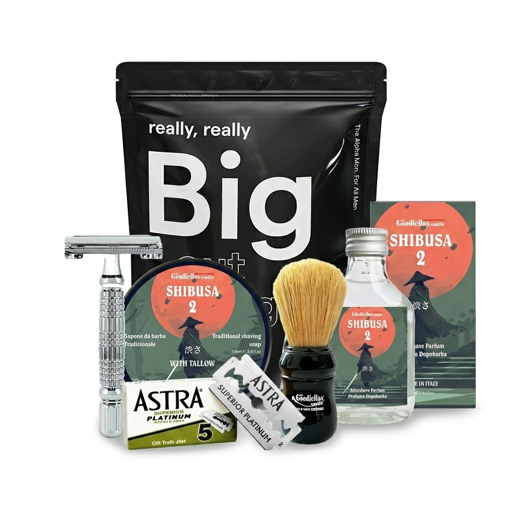 The Alpha Men Safety Razor Kit iniziale