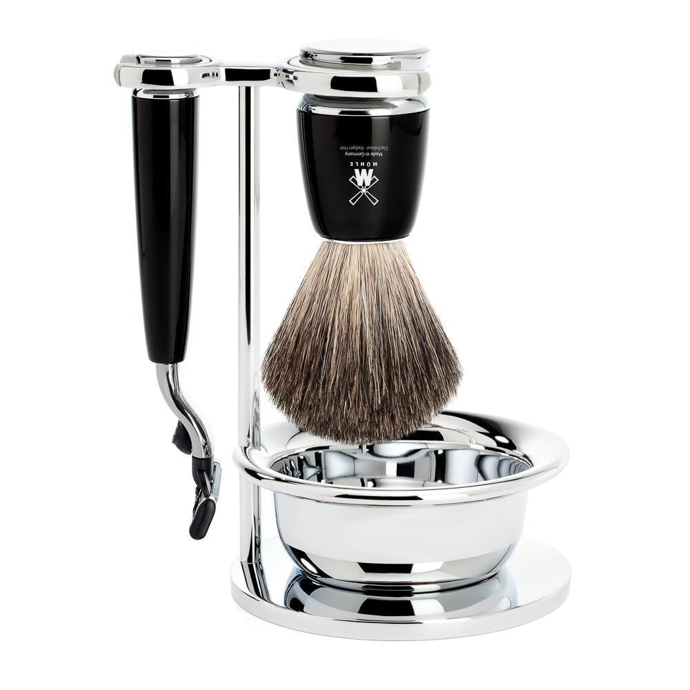 Set da rasatura Rytmo 4 pezzi - Nero