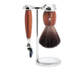 Set da barba Vivo 3 pezzi - Legno di prugna