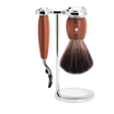 Set da barba Vivo 3 pezzi - Legno di prugna