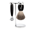 Set da barba Vivo 3 pezzi - Nero