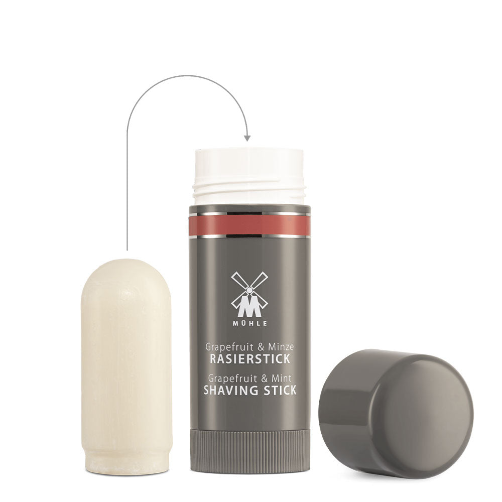 Stick di sapone da barba ricarica pompelmo e menta, 65g