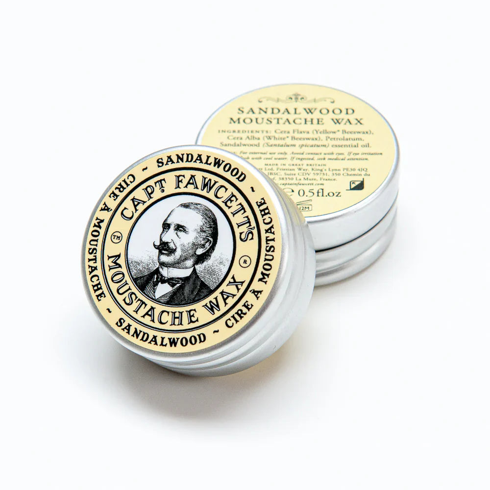 Captain Fawcett Moustache Wax – Sandelwood