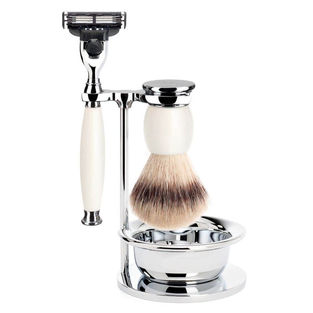 Mühle Set da barba 4 pezzi Sophist - Porcelain Mach3