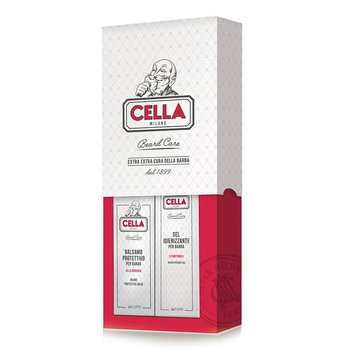 Cella Milano Set per la Cura della Barba – Balsamo e Gel Igienizzante