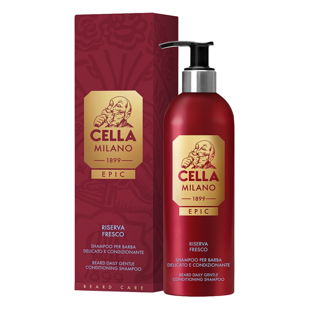 Cella Milano Epic Shampoo da Barba – Riserva Fresco
