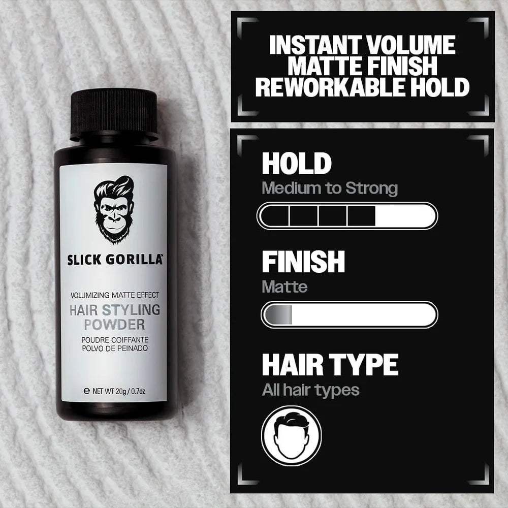 Slick Gorilla Hair Styling Powder