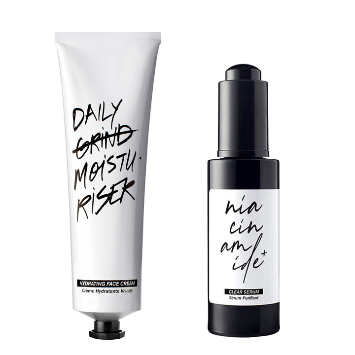 Doers of London Crema viso idratante & Siero viso trasparente Bundle