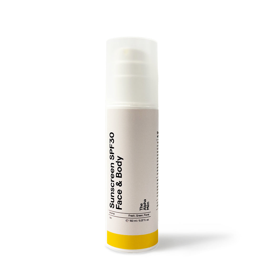 The Alpha Men Mineral Sunscreen SPF30 for Face & Body