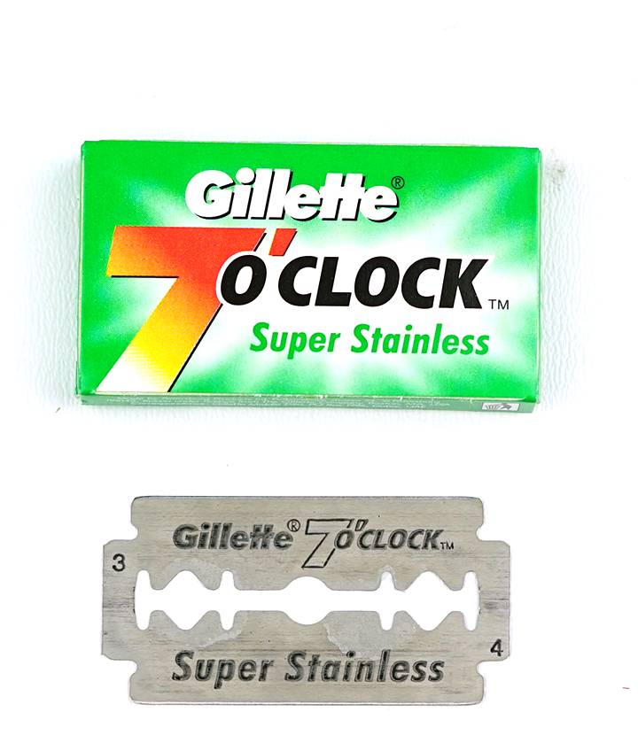 Gillette 7 O'clock Super Stainless Lamette a doppio taglio