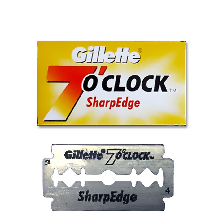 Gillette 7 O'clock Sharp Edge Lamette a doppio taglio