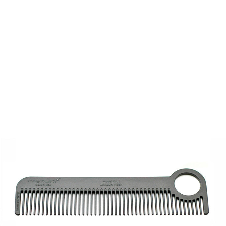 Chicago Comb Co. Pettine per capelli Modello N. 1 – Carbon Fiber