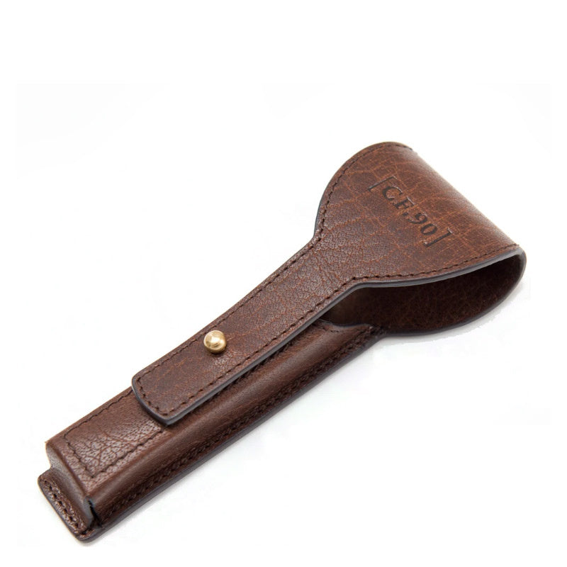 Captain Fawcett Custodia in Cuoio Artigianale per Rasoio