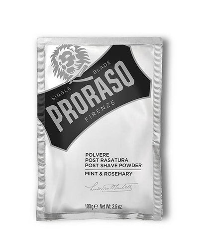 Image of product Polvere dopobarba – Menta & Rosmarino