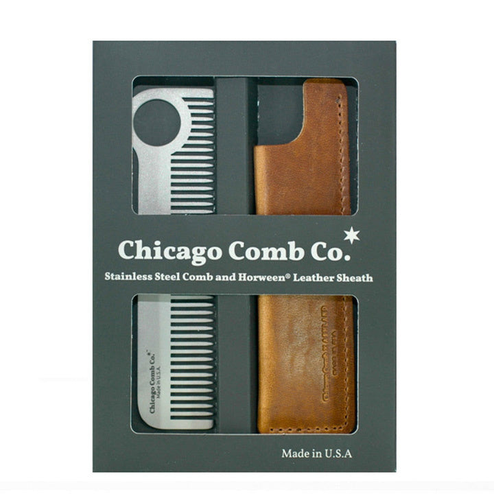 Chicago Comb Co. Giftbox Model No. 1 – Acciaio Inossidabile