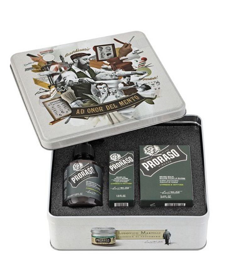 Proraso Set cura barba – Cypress & Vetyver