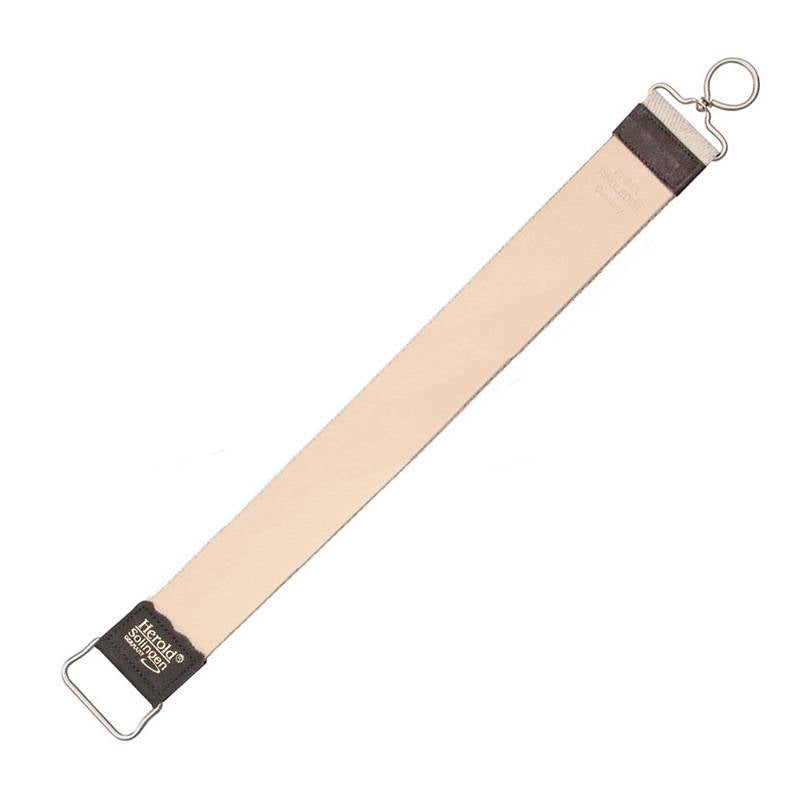 Herold of Solingen Hanging Razor Strop 186J – Doppia Faccia – Cuoio di Juchten/Lino