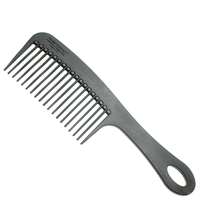 Chicago Comb Co. Pettine per capelli Modello N. 8 – Fibra di Carbonio