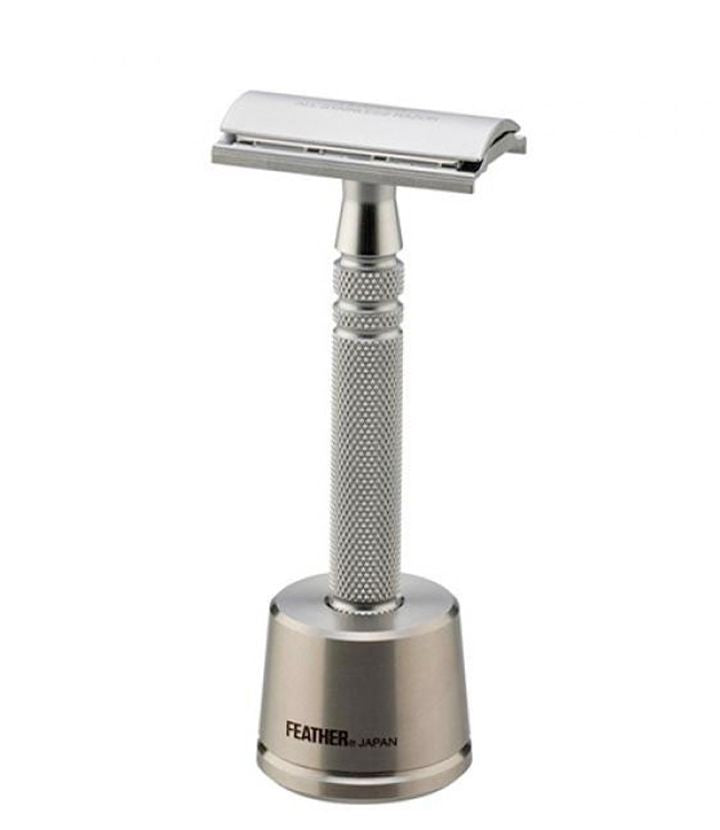 Feather Safety Razor AS-D2 + Supporto per rasoio