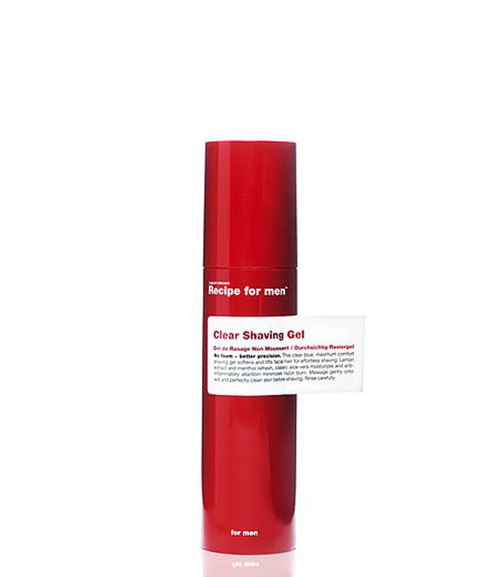 Recipe for Men Clear Shaving Gel