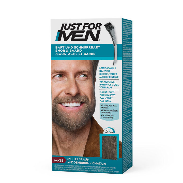 Just for Men Baffi & Barba – Marrone Medio M-35