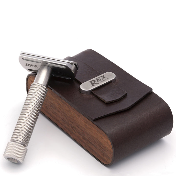 Rex Supply Co. Custodia da viaggio per Safety Razor
