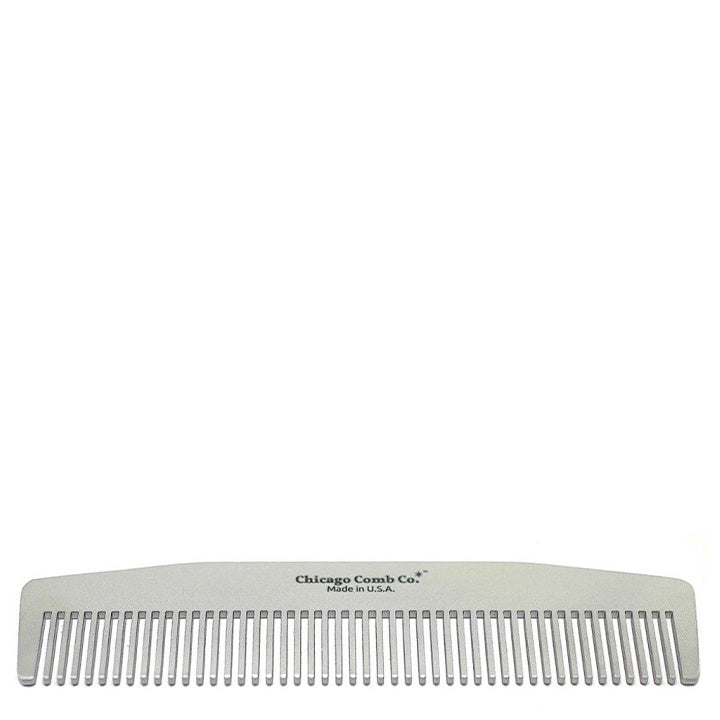 Chicago Comb Co. Hair Comb Model No. 3 – Stainless Steel