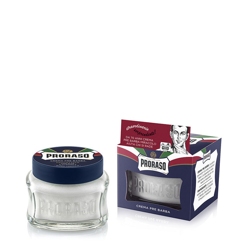 Proraso Pre-Shave Cream – Blue Aloe Vera & Vitamine E